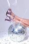 Mirror Disco Ball – Reflective Glass Party Decoration, Hanging Loop, Sparkling Effect, 30cm - 4