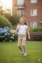 Girls' Cotton 2-Ply Flower Embroidered Tights