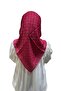وشاح مونوغرام أنيق - فوشيا - 1090500-993 - 2