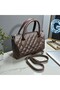 Women's Bitter Brown Quilted Mini Shoulder & Hand Bag – Zippered Single Compartment Long Strap 22X16X12Cm - 6