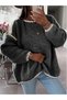 Women's Long Sleeve Boat Neck Knitwear Blouse - 2