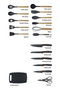 19 Piece Silicone Kitchen Utensils Serving Set - 2