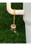 Jellyfish Gold Color Gradient Thermos Chain Thermos Ornament/Jellyfish Thermos Charm/Figure Bag Charm - 8