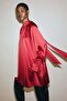 Scarf-detail satin dress - 3