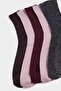 Women's 5-Pack Cotton Long Socks G6377Axns - 4