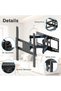 TV Wall Bracket, Swivel Tilt TV Wall for Most 26"-70" Flat/Curved Screens up to 45kg, F - 6