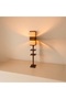 Custom Engraved Wooden Floor Lamp with Shelves - 2