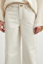 High Waist Baggy Jeans Off-White - 5