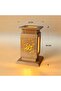 Custom Diwani Arabic Name Wooden Lantern Lamp - 2