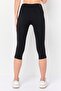 Women Tight Fit Training 3/4 Leggings, Black - 3