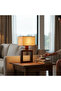 Modern Square Wooden Table Lamp - 2