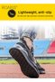 Fly Woven Labor Protection Shoes for Men Anti-Smash and Puncture Work Safety Shoes Mens Non-slip Bre - 4