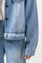 My Little One's Cicileri Stone Striped Detail Girls' 3-Piece Set with Jacket - Light Blue - 2
