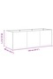 Planter Anthracite 120x40x40 cm Cold-rolled Steel - 3
