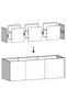 Planter Anthracite 120x40x40 cm Cold-rolled Steel - 5