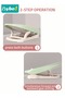 Baby Bath Seat, Bath Chair With Washing Hair Shower Shampoo Cup For Newborn to Toddler Infant Bather Support Use in the Sink or Bathtub Includes 3 Reclining Positions - 5