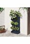 Vertical Garden Plant Set 4 pcs Anthracite Polypropylene