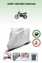Gray Rear Bag Compatible Mondial X-Treme Super Moto Compatible Motorcycle Tarpaulin Motor Cover