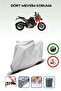 Gray Rear Bag Compatible with Ducati Multistrada 1260 Pikes Peak Compatible Motorcycle Tarpaulin Motor Cover