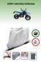 Gray Rear Bag Compatible Yamaha Wr 250 X Compatible Motorcycle Tarpaulin Motor Cover
