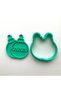 Double Christmas Ball Cookie Mold and Stamp Set |   New Year Tree Ornament |   Sugar, Clay Dough - 3