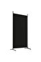 2-Panel Room Divider Black 175x180 cm Fabric - 5