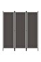 3-Panel Room Divider Anthracite 150x180 cm