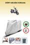 Gray Rear Bag Compatible Arora Verano 50 Compatible Motorcycle Tarpaulin Motor Cover