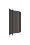 3-Panel Room Divider Anthracite 150x180 cm - 2