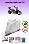 Gray Rear Bag Compatible with Kymco Agility 16+ 125I Compatible Motorcycle Tarpaulin Motor Cover