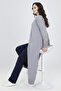 Mercerized Long Cardigan N3250 Gray - 2