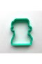 Snowman in Top Hat Cookie Cutter and Stamp Set |   New Year Winter Themed |   Sugar Paste - 5