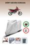 Gray Rear Bag Compatible Honda XL 200 Compatible Motorcycle Tarpaulin Motor Cover