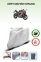Gray Tail Bag Compatible Rks Srk250 Rr Compatible Motorcycle Tarpaulin Motor Cover