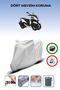 Gray Rear Bag Compatible Yamaha Tricity 125 Compatible Motorcycle Tarpaulin Motor Cover