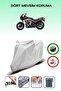 Gray Tail Bag Compatible Honda Cbx 750 F Compatible Motorcycle Tarpaulin Motor Cover