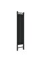 6-Panel Room Divider Black 240x200 cm Fabric - 5