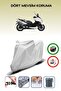 Gray Rear Bag Compatible Yamaha Tmax 500 Compatible Motorcycle Tarpaulin Motor Cover