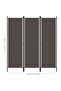 3-Panel Room Divider Anthracite 150x180 cm - 3