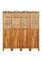 4-Panel Room Divider 162x2x180 cm Solid Wood Acacia - 4