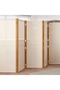6-Panel Room Divider Cream White 420x180 cm