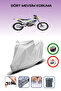 Gray Rear Bag Compatible with Husqvarna Te 250 Compatible Motorcycle Tarpaulin Engine Cover