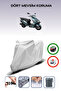 Gray Rear Bag Compatible Arora Quantum 125 Compatible Motorcycle Tarpaulin Motor Cover