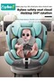 Baby Safety Car Seat for Infant / Kids with ISOfix Interface, i-Size Certified Toddler Car Seat with 5-Point Safety Harness and 4 Level Adjustable Backrest, 360° rotation Backward/Forward Facing - 2