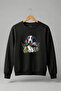 Hunting Hunting Dog and Duck Printed 100% Cotton Regular Fit Crew Neck 3 Thread Winter Sweatshirt