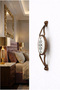 5-Piece Antique Copper Porcelain Detailed Handle |   128 mm Axle Spacing |   Classic & Avant-Garde Cabinet Handle