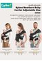 Baby Wraps Carrier, Breathable Ergonomic Infant Front Facing/Back Carriers Adjustable Baby Strap Wai - 7