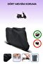 Black Rear Bag Compatible Falcon Style 50 Compatible Motorcycle Tarpaulin Motor Cover