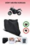 Black Rear Bag Compatible Kawasaki Versys 1000 Compatible Motorcycle Canvas Motor Cover