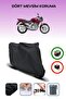Black Rear Bag Compatible Honda Cbf 250 Compatible Motorcycle Tarpaulin Motor Cover